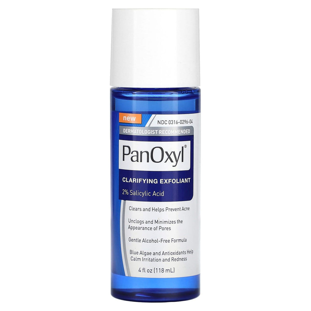 PanOxyl, Clarifying Exfoliant, 2% Salicylic Acid, 4 fl oz (118 ml) - Supply Center USA