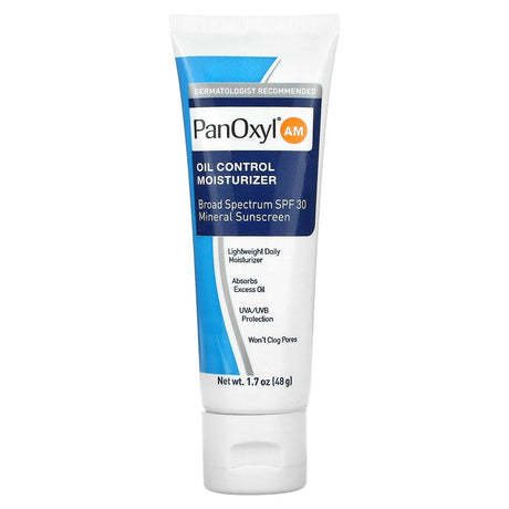 PanOxyl, PanOxyl AM, Oil Control Moisturizer, SPF30, 1.7 oz (48 g) - Supply Center USA