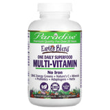 Paradise Herbs, Earth's Blend, One Daily Superfood Multi-Vitamin, No Iron, 60 Vegetarian Capsules - Supply Center USA