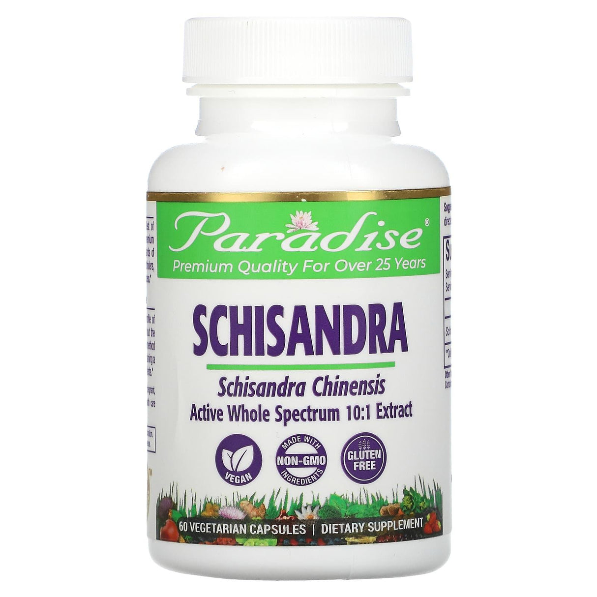 Paradise Herbs, Schisandra, 60 Vegetarian Capsules - Supply Center USA