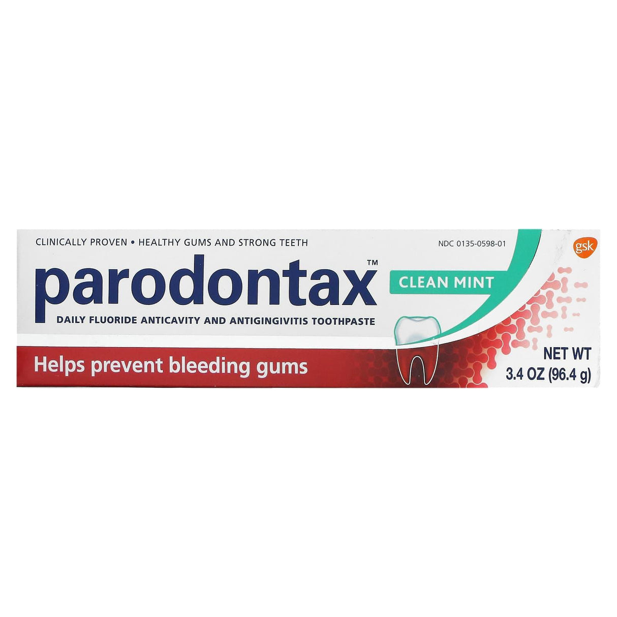 Parodontax, Daily Fluoride Anticavity And Antigingivitis Toothpaste, Complete Protection, Pure Fresh Mint, 3.4 oz (96.4 g) - Supply Center USA