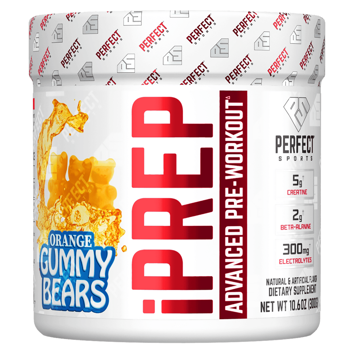 Perfect Sports, iPrep, Advanced Pre-Workout, Fruit Punch Candy, 10.6 oz (300 g) - Supply Center USA