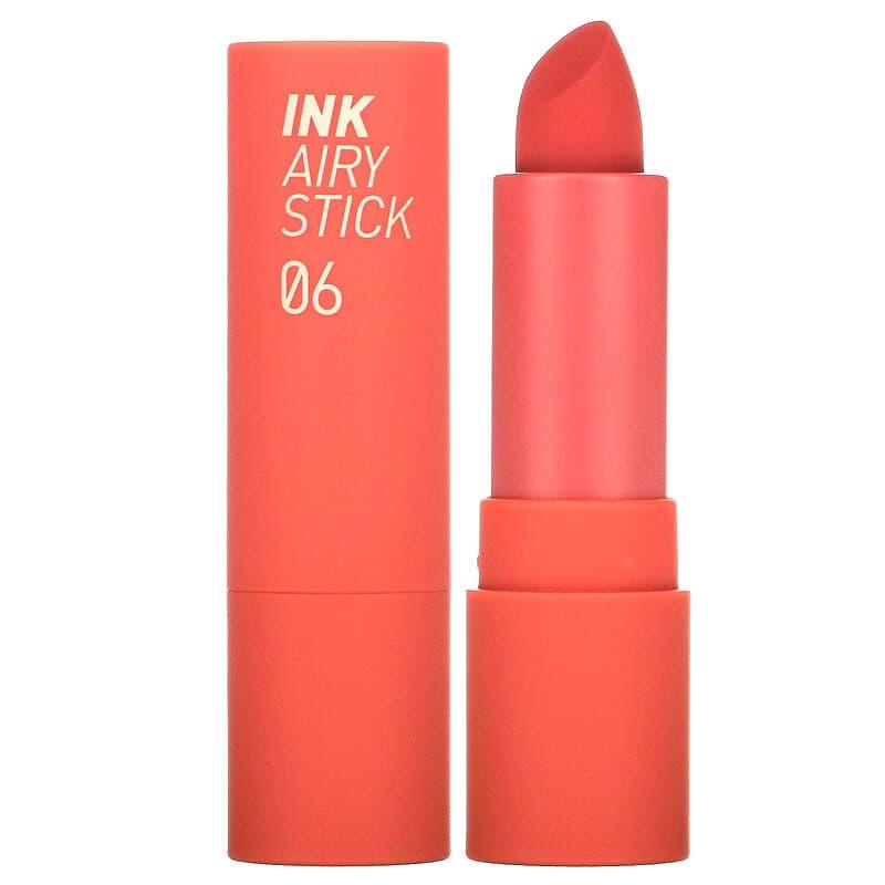 Peripera, Ink Airy Velvet Stick, 06 Daily Rose, 0.12 oz (3.6 g) - Supply Center USA
