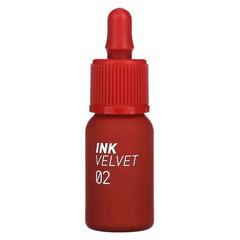Peripera, Ink Velvet Lip Tint, 34 Smoky Red, 0.14 oz (4 g) - Supply Center USA