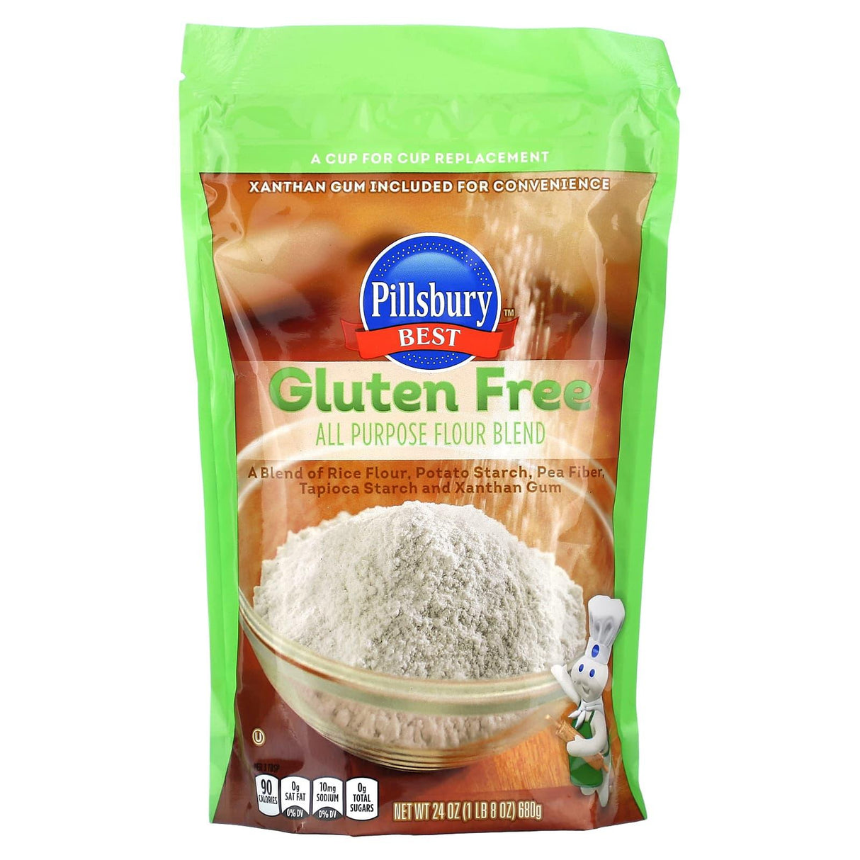 Pillsbury, All Purpose Flour Blend, Gluten Free , 1 lb 8 oz (680 g) - Supply Center USA