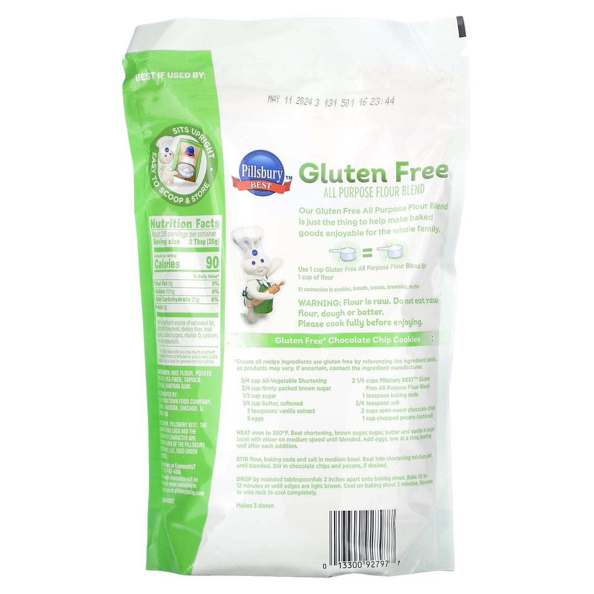 Pillsbury, All Purpose Flour Blend, Gluten Free , 1 lb 8 oz (680 g) - Supply Center USA