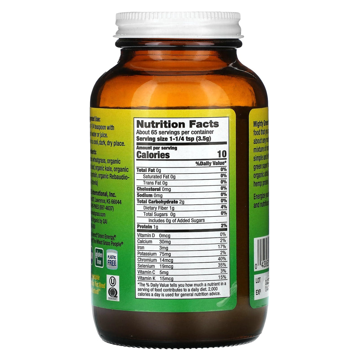 Pines International, Mighty Greens Superfood Blend, 8 oz (227 g) - Supply Center USA