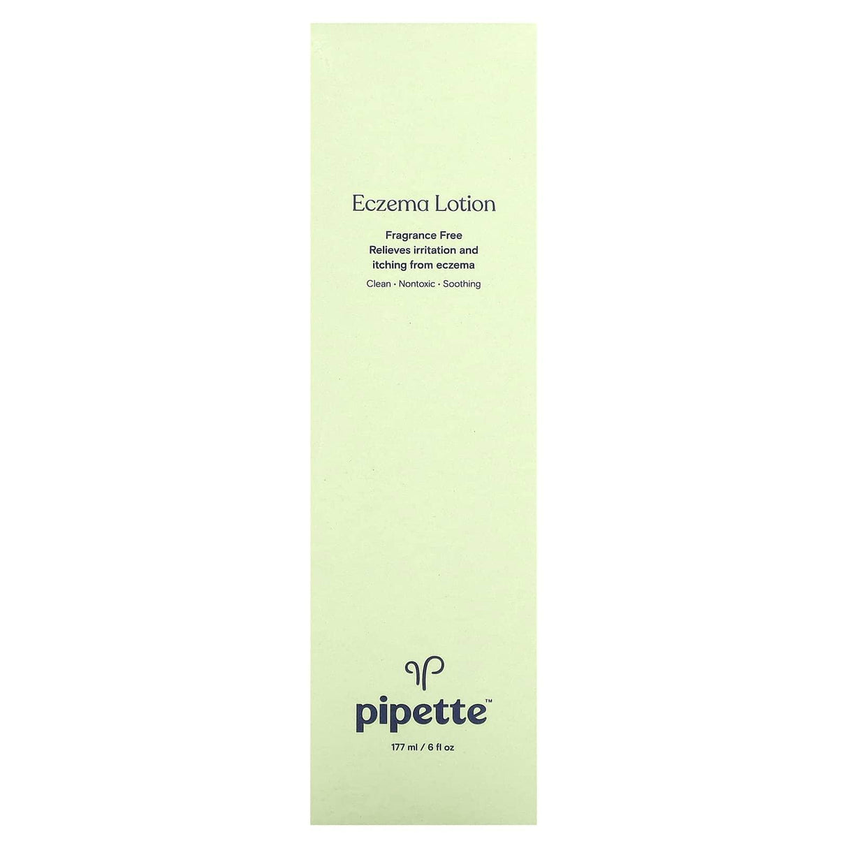 Pipette, Eczema Lotion, Fragrance Free, 6 fl oz (177 ml) - Supply Center USA