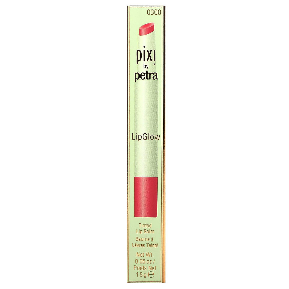 Pixi Beauty, LipGlow, Tinted Lip Balm, 0300 Ruby, 0.05 oz (1.5 g) - Supply Center USA