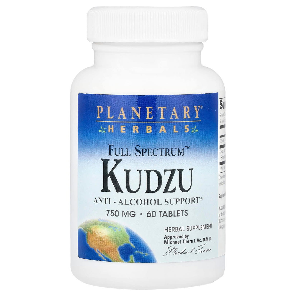 Planetary Herbals, Full Spectrum™ Kudzu, 1,500 mg, 60 Tablets (750 mg per Tablet) - Supply Center USA