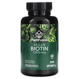 PlantFusion, Vegan Biotin, 5,000 mcg, 120 Vegan Capsules - Supply Center USA