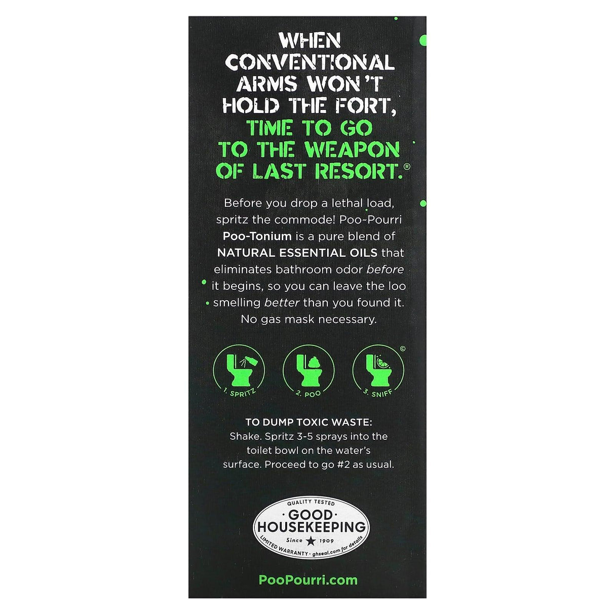 Poo-Pourri, Extra Strength, Before-You-Go Toilet Spray, Poo-Tonium , 2 fl oz (59 ml) - Supply Center USA