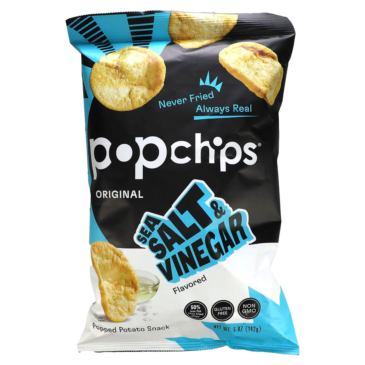 Popchips, Potato Chips, Aged White Cheddar, 5 oz (142 g) - Supply Center USA