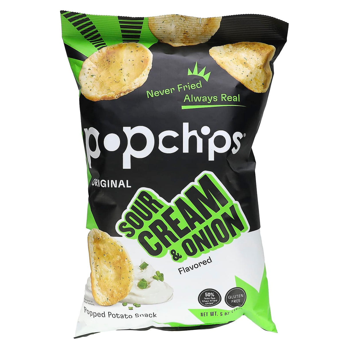 Popchips, Potato Chips, Aged White Cheddar, 5 oz (142 g) - Supply Center USA