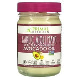 Primal Kitchen, Garlic Aioli Mayo, Real Mayonnaise Made with Avocado Oil, 12 fl oz (355 ml) - Supply Center USA