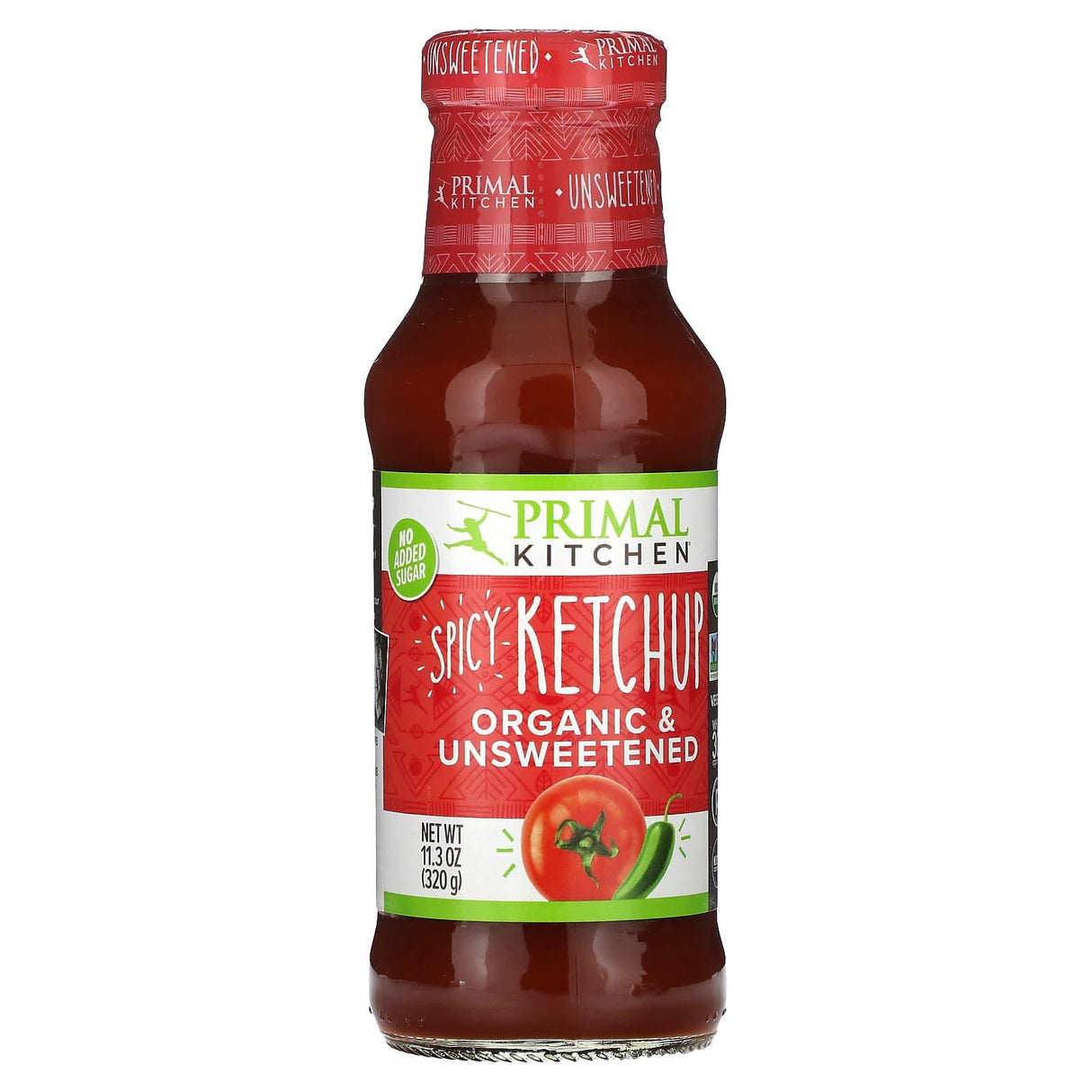 Primal Kitchen, Spicy Ketchup, Organic & Unsweetened, 11.3 oz (320 g) - Supply Center USA