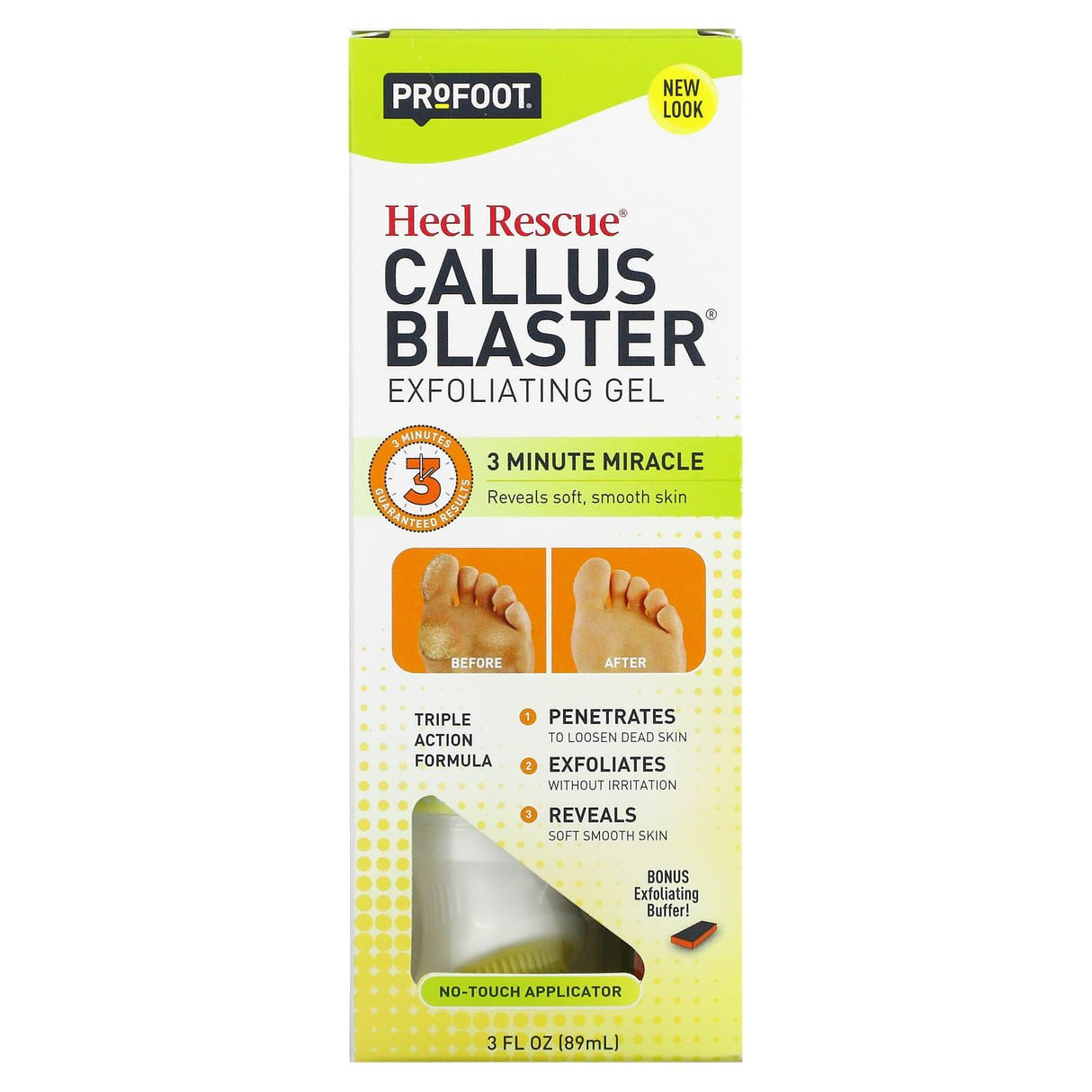 Profoot, Callus Blaster Exfoliating Gel, 3 fl oz (89 ml) - Supply Center USA