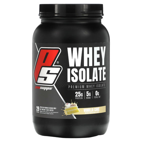 ProSupps, Whey Isolate, Vanilla Cake, 2 lb (907 g) - Supply Center USA