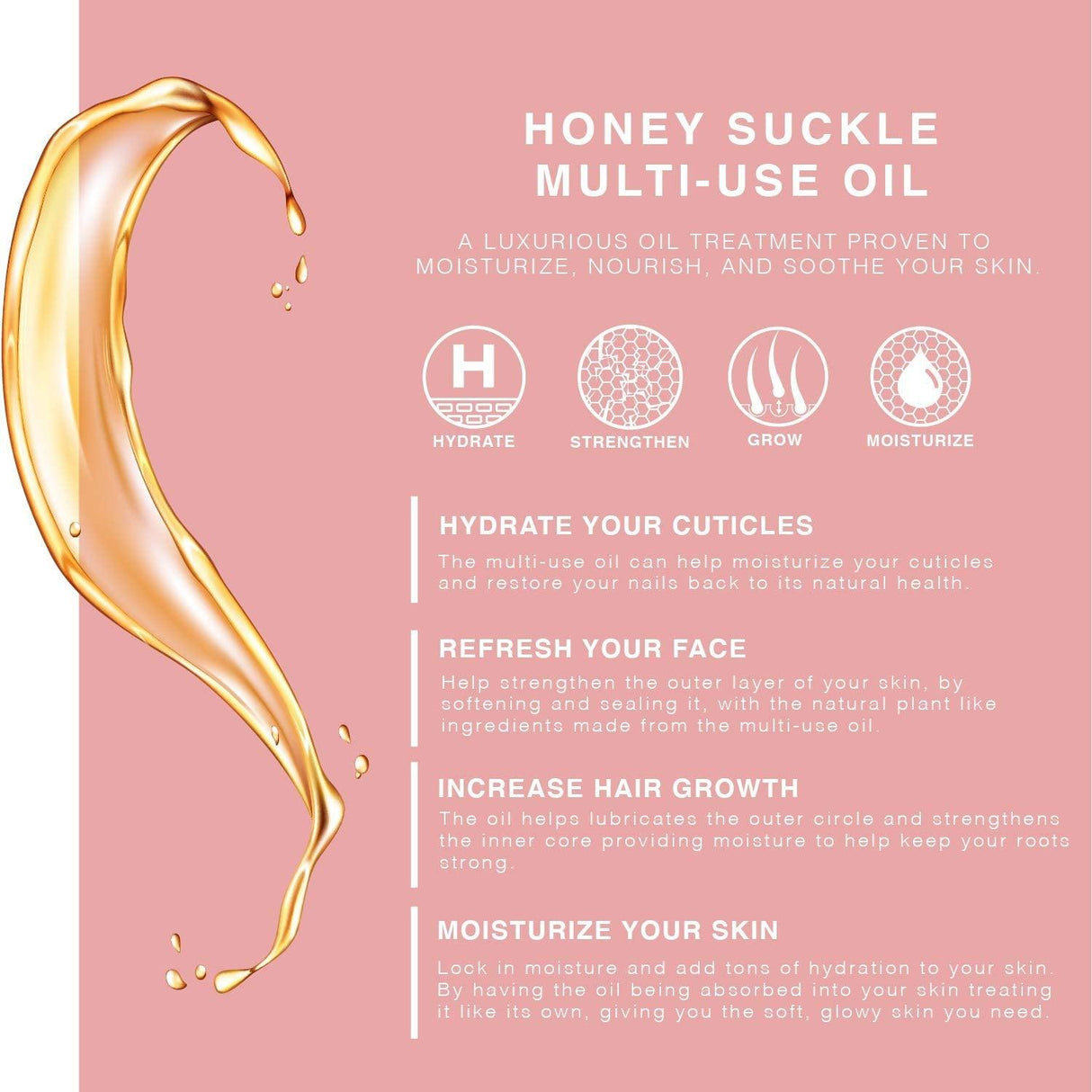 Provence Multi-Use Face, Body & Hair Oil - Hydrates Skin, Restores Shine - with Apricot, Coconut Oil & Vitamin E - 4 Fl Oz - Supply Center USA