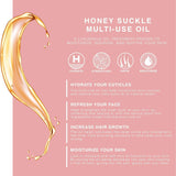 Provence Multi-Use Face, Body & Hair Oil - Hydrates Skin, Restores Shine - with Apricot, Coconut Oil & Vitamin E - 4 Fl Oz - Supply Center USA