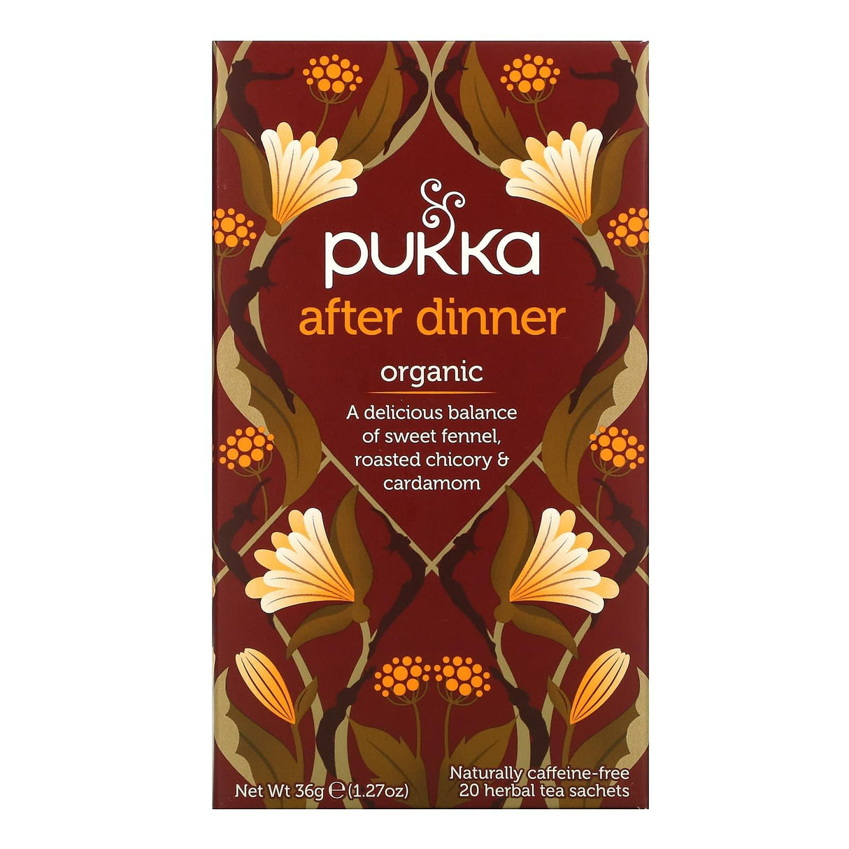 Pukka Herbs, After Dinner, 20 Herbal Tea Sachets, 1.27 oz (36 g) - Supply Center USA