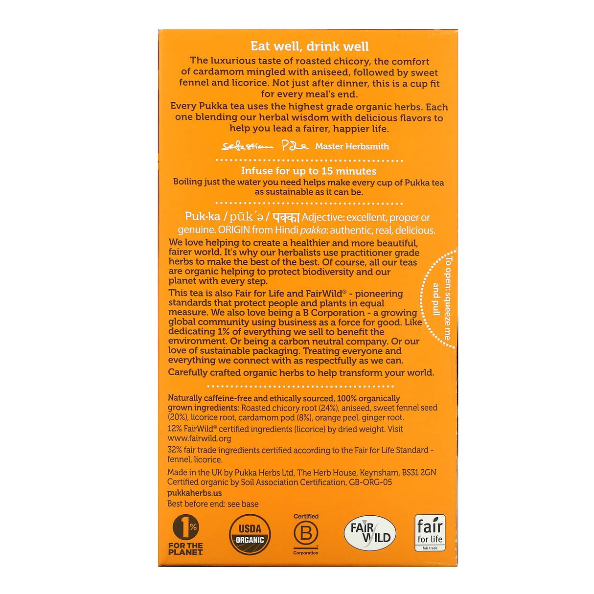 Pukka Herbs, After Dinner, 20 Herbal Tea Sachets, 1.27 oz (36 g) - Supply Center USA
