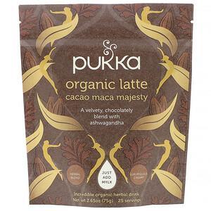 Pukka Herbs, Cacao Maca Majesty Organic Latte, 2.65 oz (75 g) - Supply Center USA