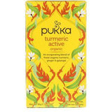 Pukka Herbs, Organic Turmeric Active, Caffeine Free, 20 Herbal Tea Sachets, 1.27 oz (36 g) - Supply Center USA