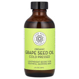 Pure Body Naturals, Organic Grape Seed Oil, 4 fl oz (118 ml) - Supply Center USA