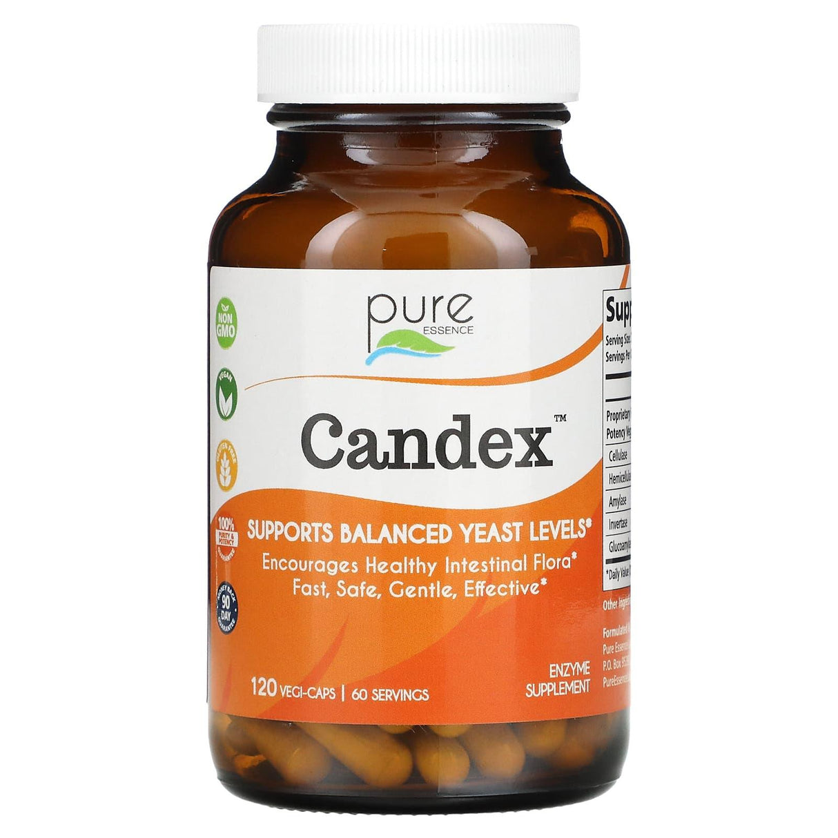 Pure Essence, Candex, 80 Veg-Caps - Supply Center USA