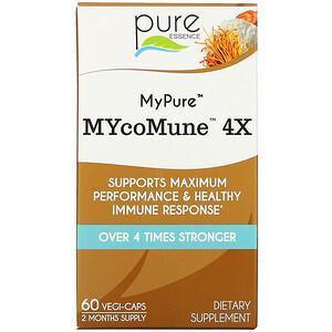 Pure Essence, MyPure, MYcoMune 4X, 60 Vegi-Caps - Supply Center USA