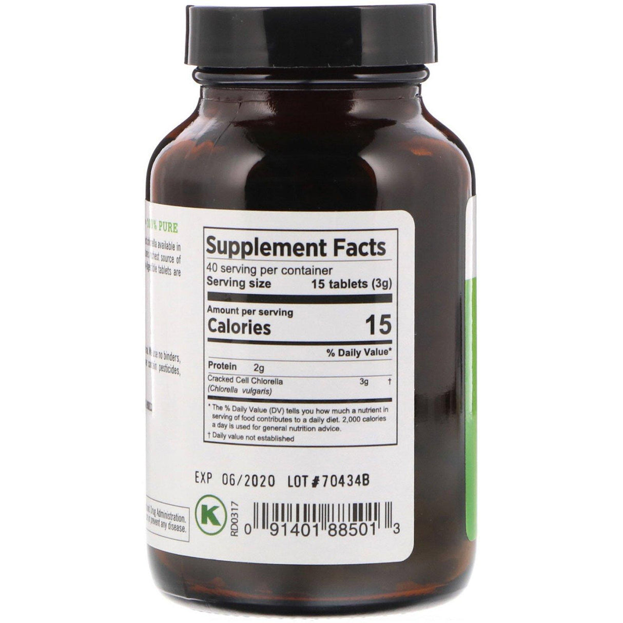 Pure Planet, Premium Cracked Cell Chlorella, 200 mg, 600 Tablets - Supply Center USA