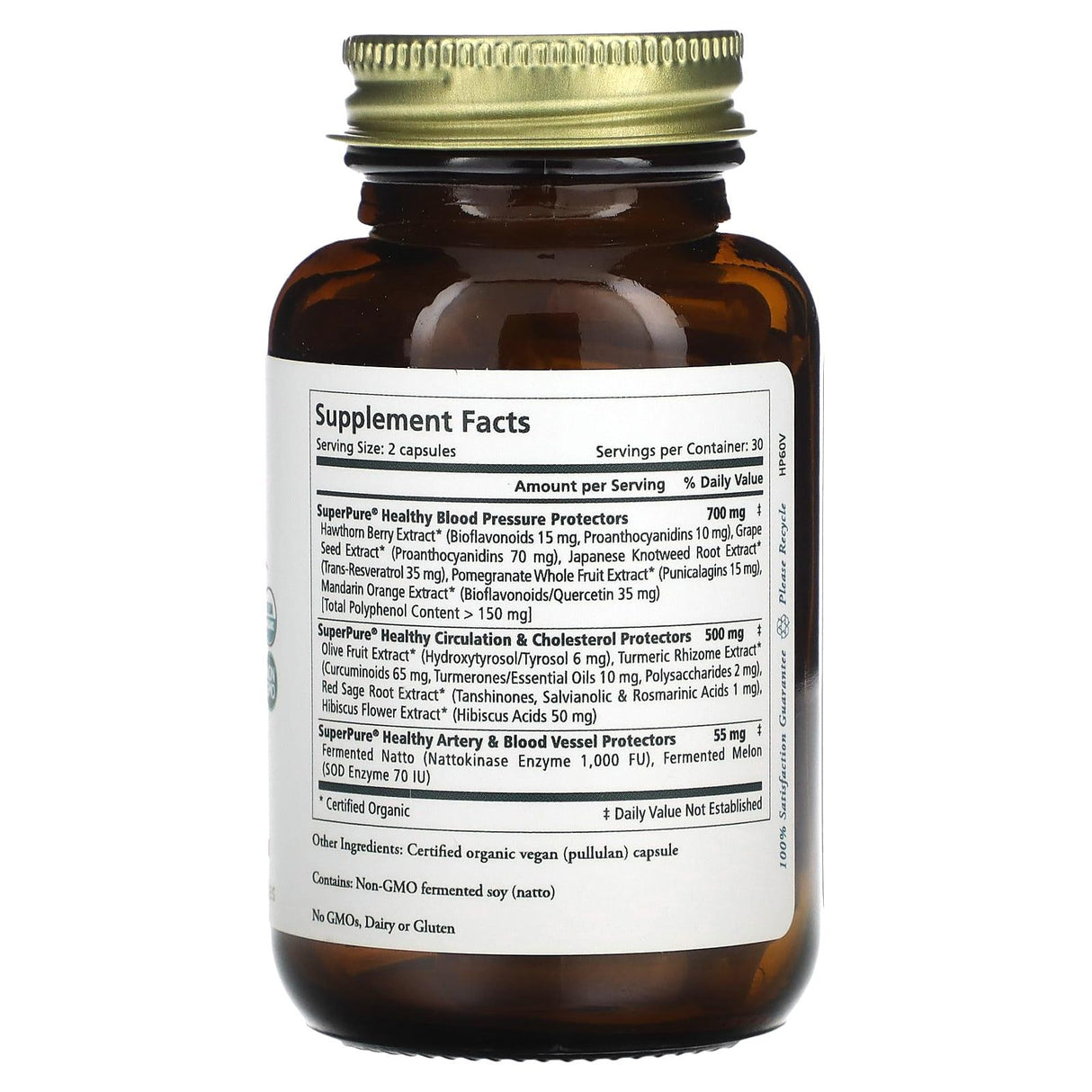 Pure Synergy, Heart Protector, 60 Capsules - Supply Center USA