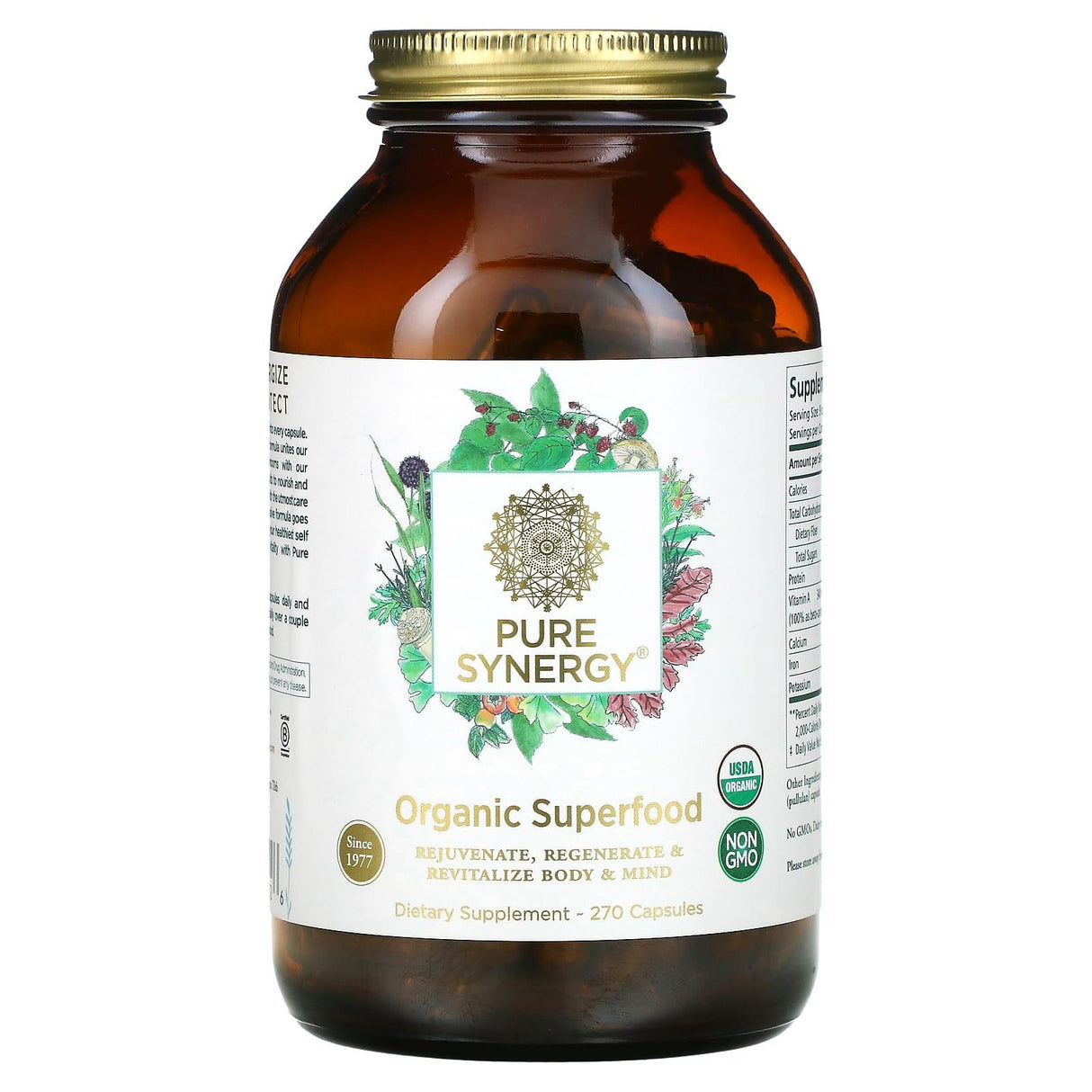 Pure Synergy, Organic Superfood, 270 Capsules - Supply Center USA