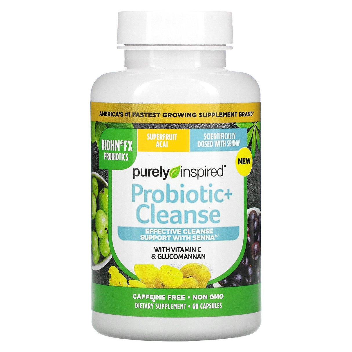 Purely Inspired, Probiotic + Cleanse, 60 Capsules - Supply Center USA