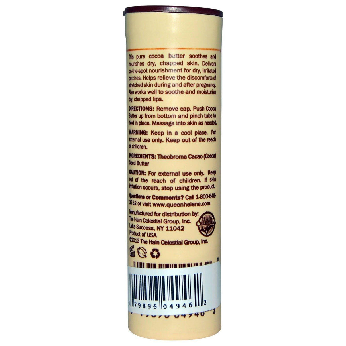 Queen Helene, 100% Cocoa Butter, Stick, 1 oz (28 g) - Supply Center USA