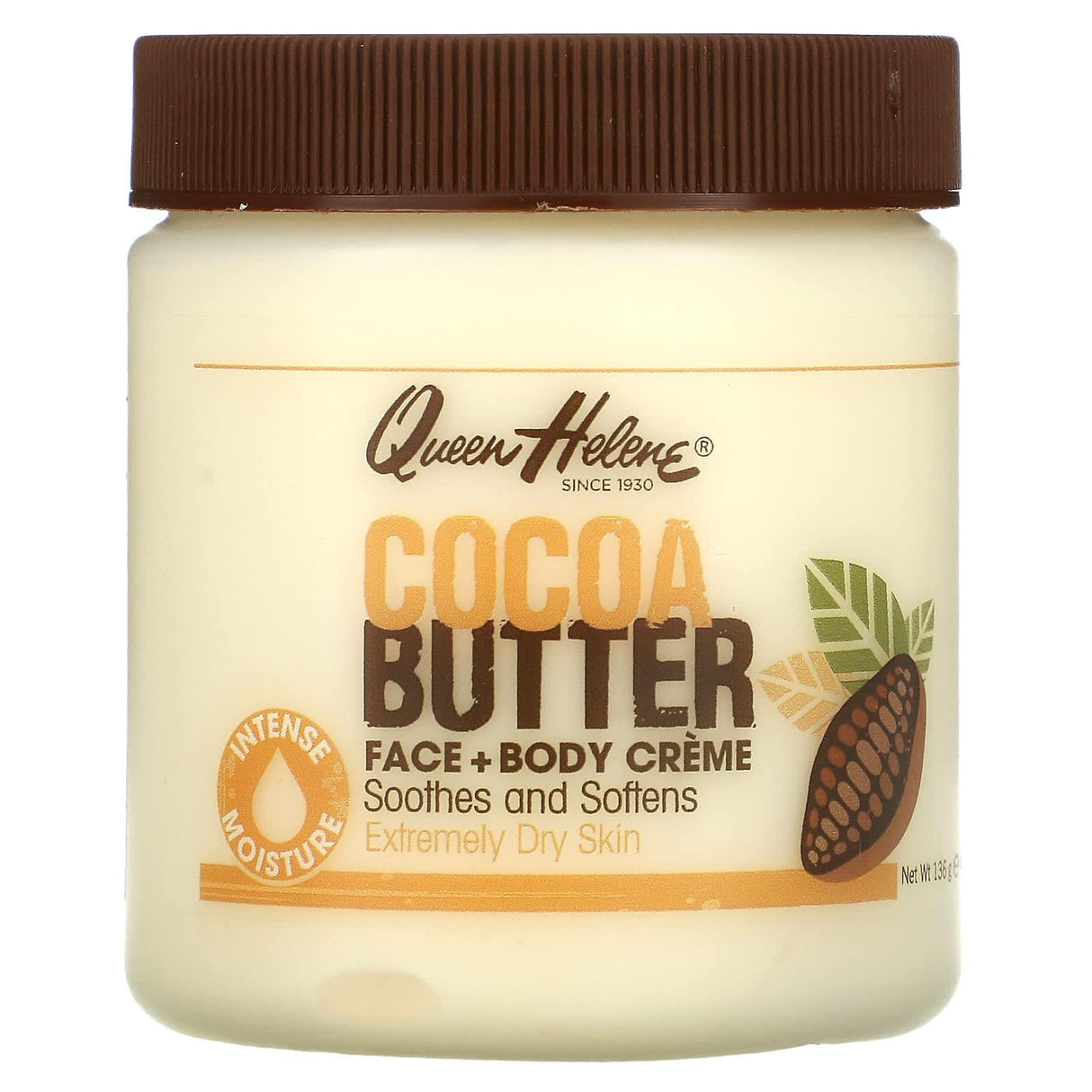 Queen Helene, Cocoa Butter Face + Body Creme, 4.8 oz (136 g) - Supply Center USA