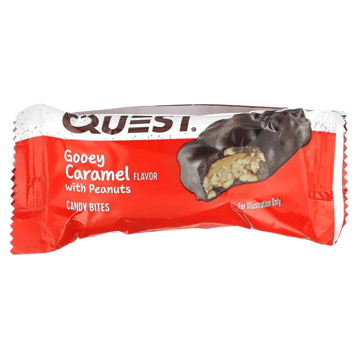 Quest Nutrition, Candy Bites, Gooey Caramel with Peanuts, 8 Bites, 0.74 oz (21 g) Each - Supply Center USA