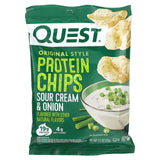 Quest Nutrition, Original Style Protein Chips, Sour Cream & Onion, 8 Bags, 1.1 oz (32 g) Each - Supply Center USA
