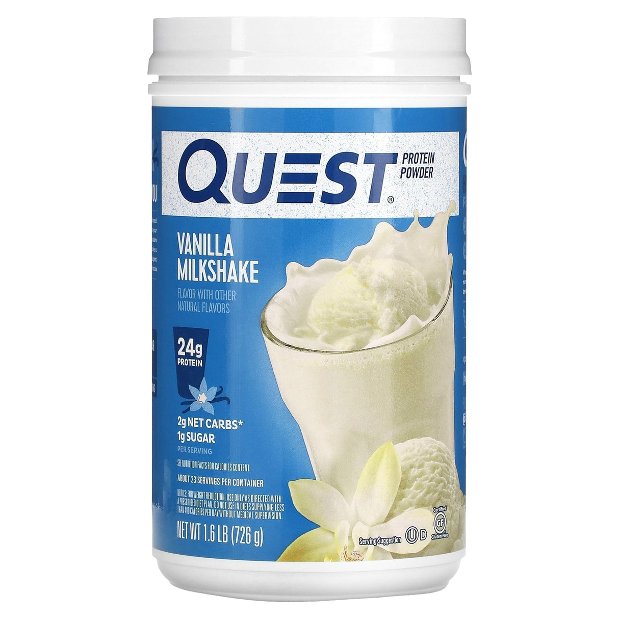 Quest Nutrition, Protein Powder, Cinnamon Crunch, 1.6 lb (726 g) - Supply Center USA