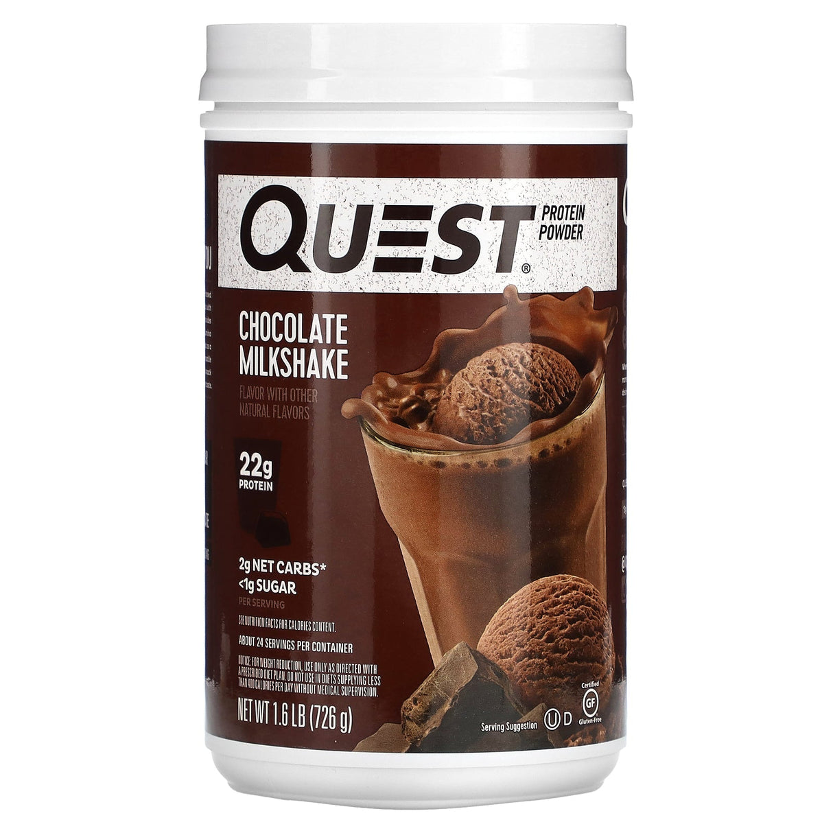 Quest Nutrition, Protein Powder, Cinnamon Crunch, 1.6 lb (726 g) - Supply Center USA