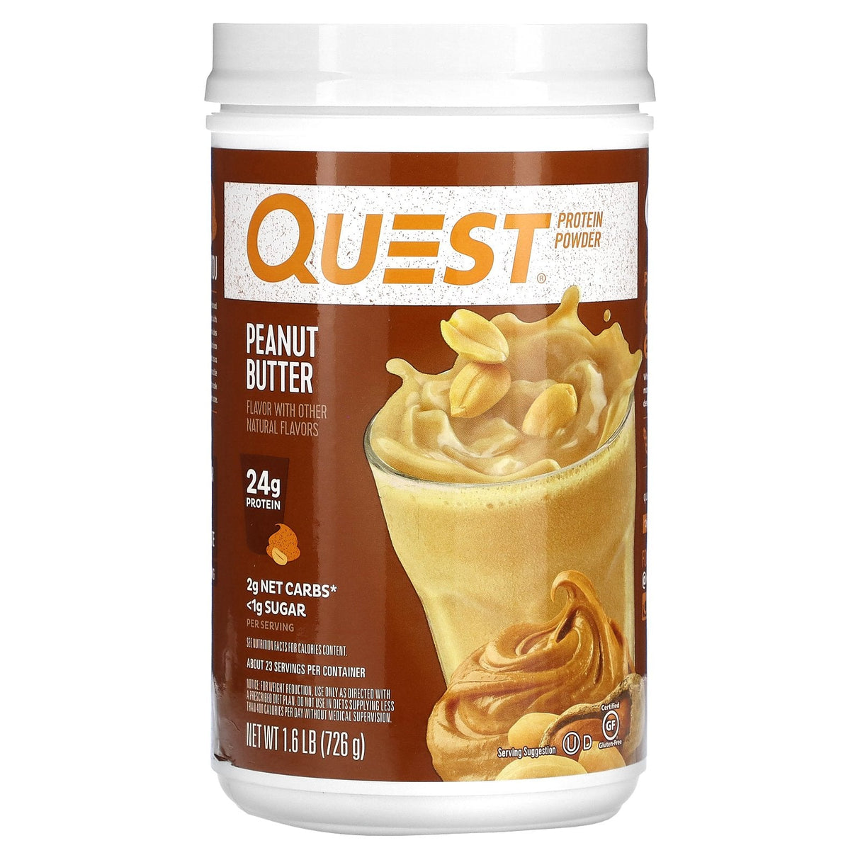Quest Nutrition, Protein Powder, Cinnamon Crunch, 1.6 lb (726 g) - Supply Center USA