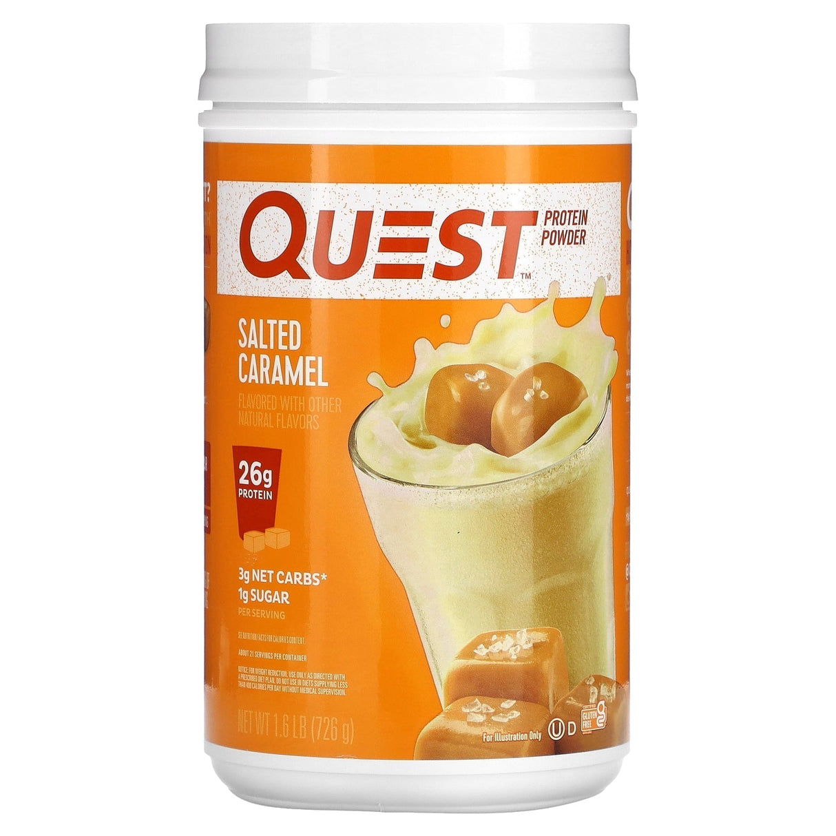 Quest Nutrition, Protein Powder, Cinnamon Crunch, 1.6 lb (726 g) - Supply Center USA