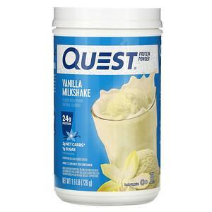 Quest Nutrition, Protein Powder, Vanilla Milkshake, 1.6 lb (726 g) - Supply Center USA