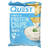 Quest Nutrition, Tortilla Style Protein Chips, Hot & Spicy, 8 Bags, 1.1 oz (32 g) Each - Supply Center USA