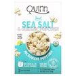 Quinn Popcorn, Microwave Popcorn, Just Sea Salt, 3 Bags, 2.3 oz (66 g) Each - Supply Center USA