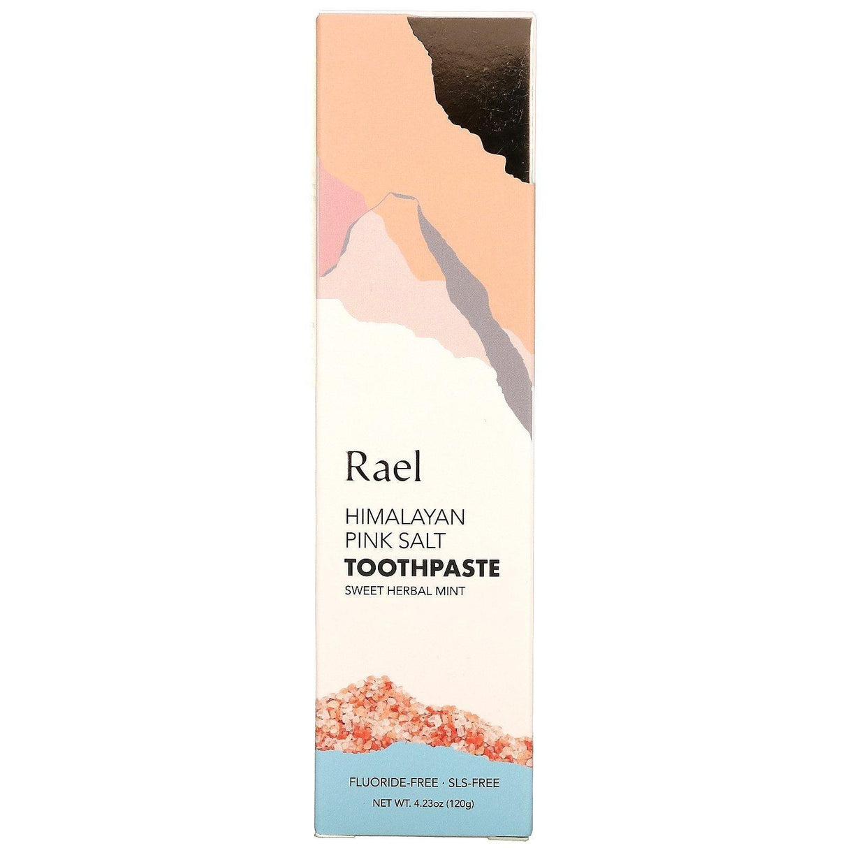 Rael, Himalayan Pink Salt Toothpaste, Sweet Herbal Mint, 4.23 oz (120 g) - Supply Center USA