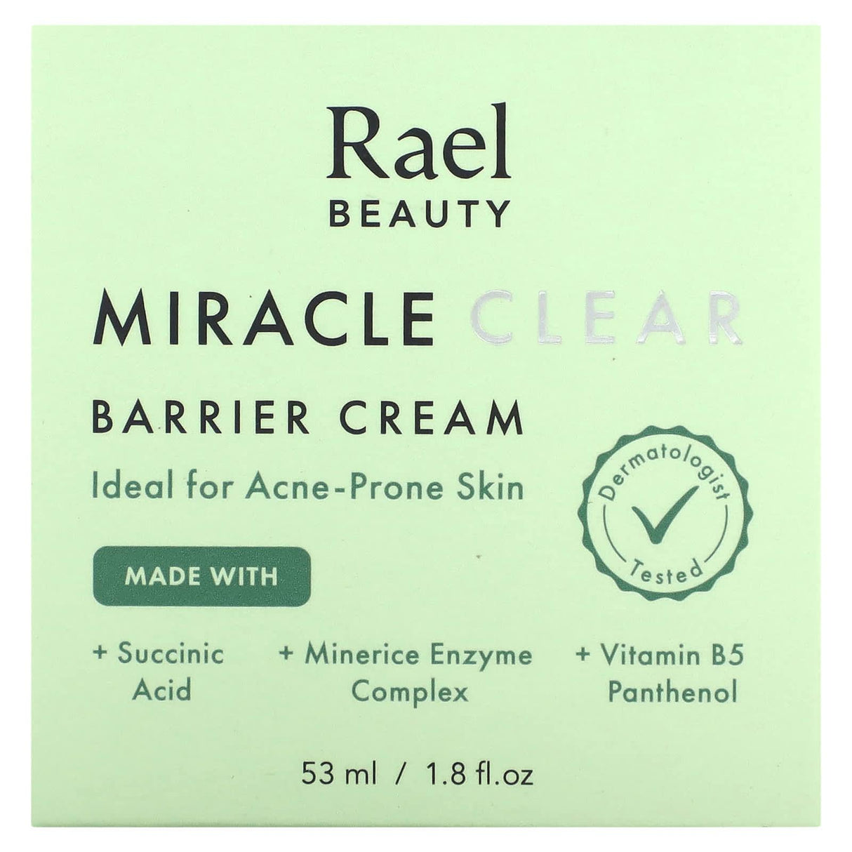 Rael, Inc., Beauty, Miracle Clear Barrier Cream, 1.8 fl oz (53 ml) - Supply Center USA