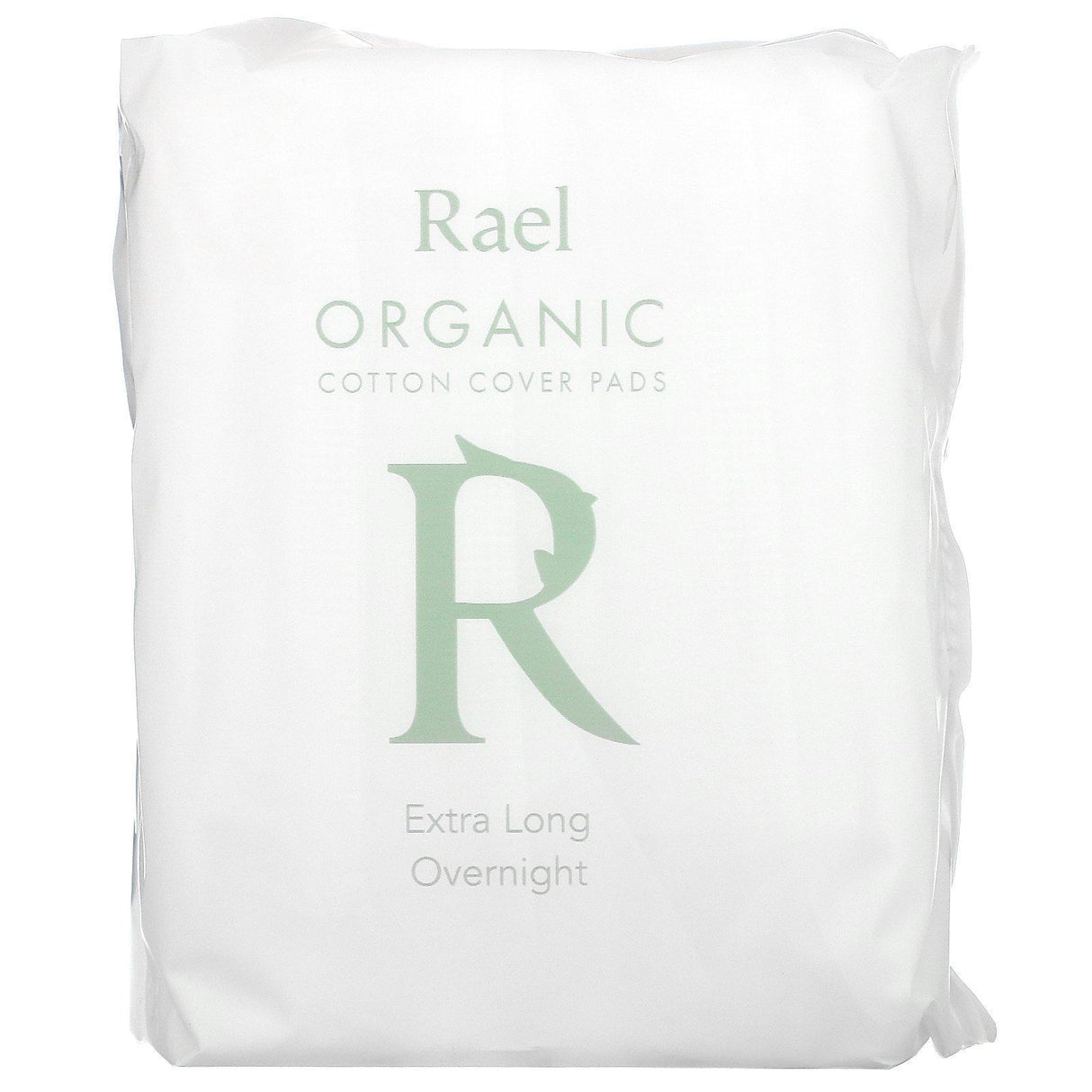 Rael, Organic Cotton Cover Pads, Extra Long Overnight, 6 Count - Supply Center USA