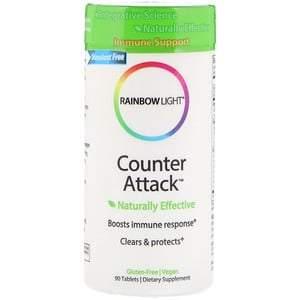 Rainbow Light, Counter Attack, Immune Support, 90 Tablets - Supply Center USA